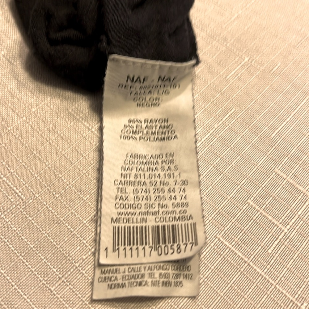 Naf Naf Black Long Sleeve - Picture 8 of 10